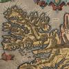 Винтажный постер с картой Исландии 1585 года, художественный принт с морскими чудовищами, ретро-скандинавский декор для дома, настенное панно для гостиной и офиса