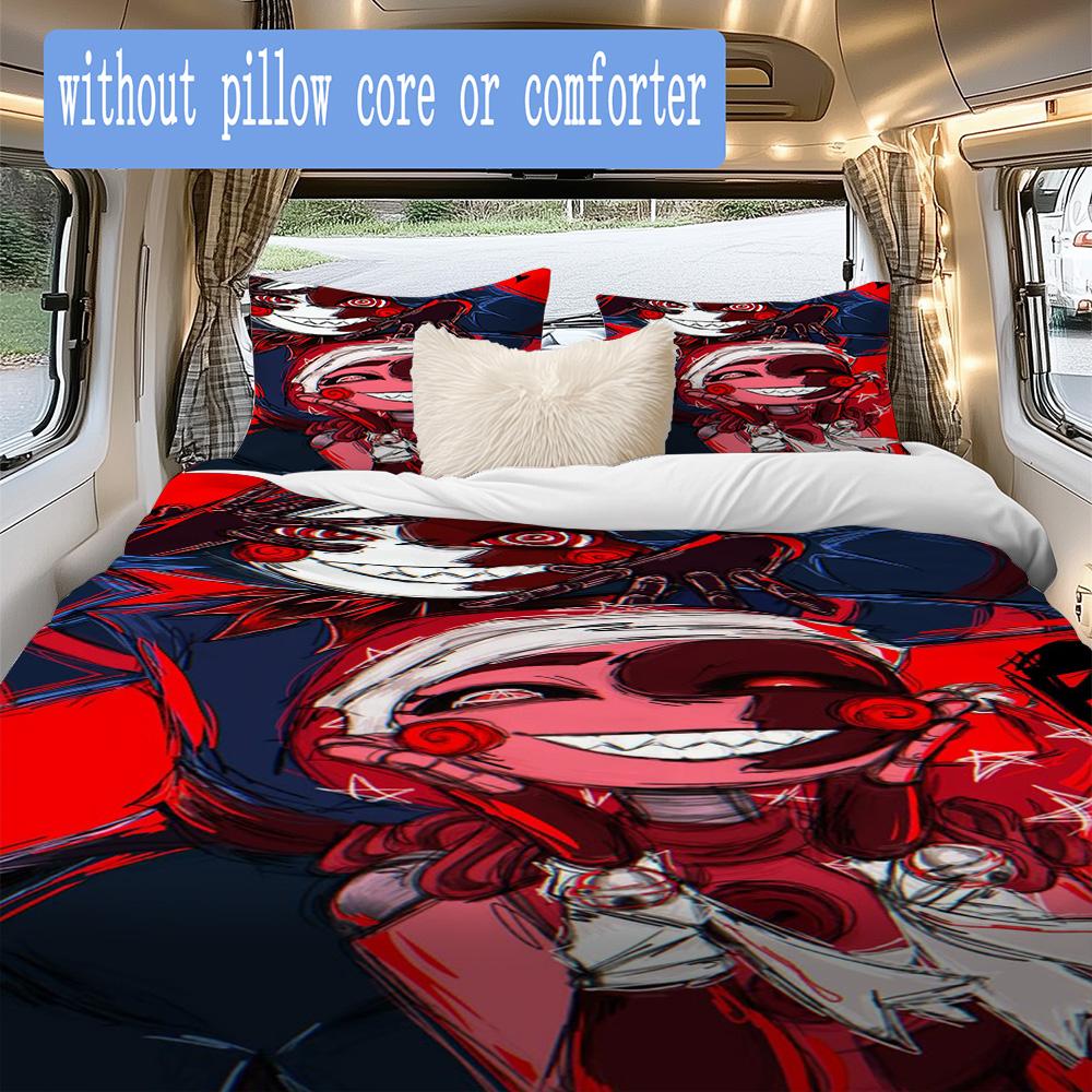 Blood moon night Pattern Bedding,Quilt Set Quilt Cover Pillowcase Home Birthday Gift (1*duvet cover+2*pillowcase,without core)ZSJT0917415