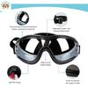 Dog Sunglasses Anti-Fog Goggles Adjustable Strap Pet Snow Goggles for Travel Skiing Outdoor Sports for Medium to Large Dogs