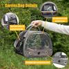 Rabbit Stainless Steel Tray Foldable Pet Bag New Bird Travel Carrier