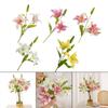 Simulated Lily Artificial Flower Double-headed Lily Home Decoration