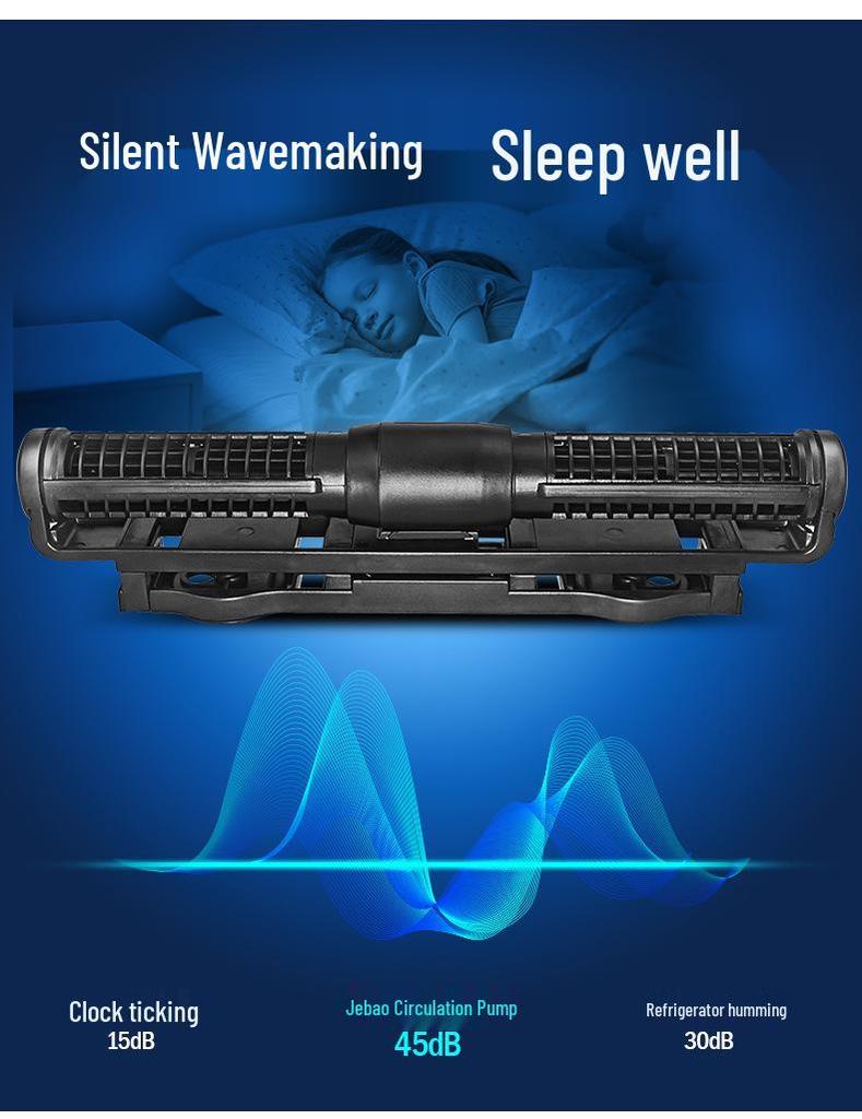 Создатель волн для аквариума с поперечным потоком: Бесшумный магнитный всасывающий насос для морских аквариумов с кораллами