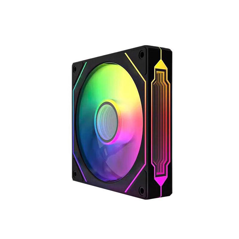 Комплект вентиляторов для корпуса Prism 4Pro ARGB, 12 см, Mystic Light Sync, 5 В, 3-контактные, вентиляторы для корпуса компьютера, двойной комплект вентиляторов RGB