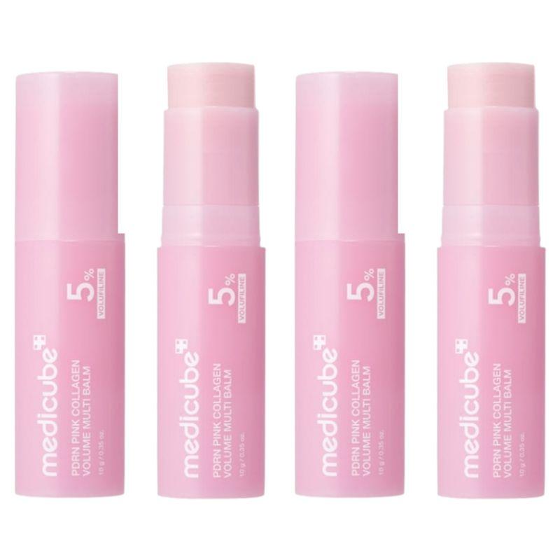 Medicube PDRN Pink Collagen Volume Multi Balm 10g x 2 with Sodium DNA, Collagen, Retinol, Peptides & Hyaluronic Acid