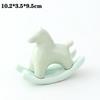 Керамическая фигурка пони, качалка, коллекционная, для чайной церемонии, для чайного столика/офисного стола, милая, для года Лошади