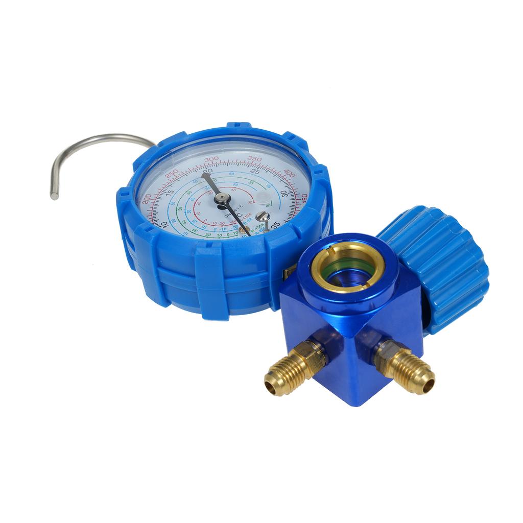 Манометр с одним коллектором, манометр для кондиционера с четкой шкалой, подходит для R410A R22 R134A R404A