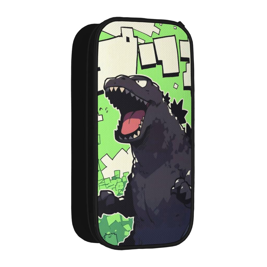 Monster G-Godzillas Pencil Case Classic Pen Box Pencil Bags for Student Big Capacity Students School Zipper Pencil Box