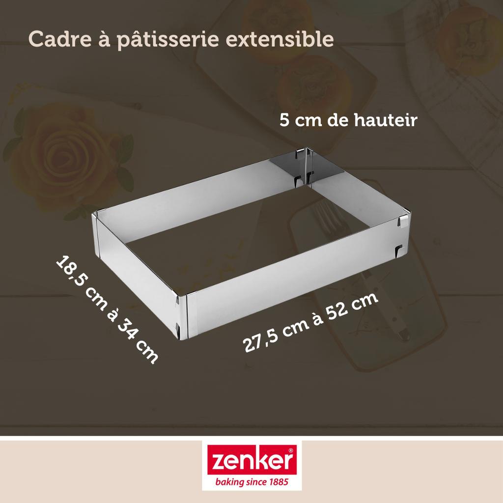 Zenker Smart Pastry Adjustable Cake Frame 27 To 52 Cm Ref. 7709
