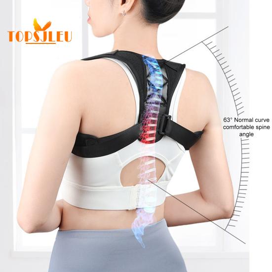 Лента-застежка для корректора осанки спины - регулируемая, пояс для коррекции горбатости, удобный пояс для поддержки спины для женщин и мужчин