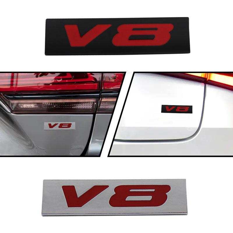Премиум V8 V 8 Автомобильный Капот Крыло Багажник Задняя Крышка Название Декаль Эмблема Значок Наклейка для Универсального