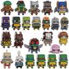 MOC Фигурки из мультфильма Черепаший Меха Модель 1987 Жестокий Черепаший Воин Мини-кукла Конструктор Детская игрушка Взрослый Подарок на день рождения