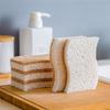 M-Modern-12 шт. Натуральные губки-скрабы для кухни, из белого древесного волокна, для посуды, целлюлозные губки, безопасны для посуды с антипригарным покрытием