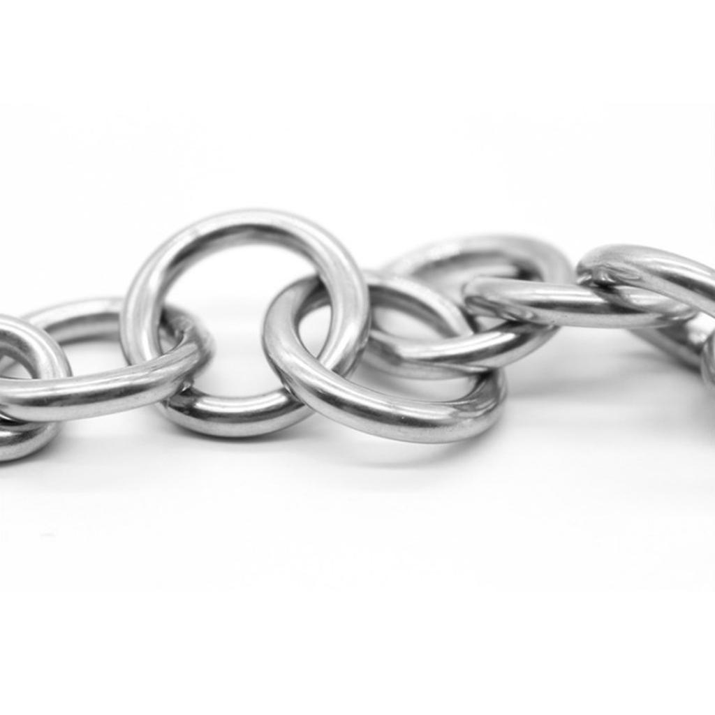 Heavy Duty Steel 9" Safety Chain with Hooks for Car Dent Repair Chain for Crowbar Hanging Chain Secures 22.5cm Length