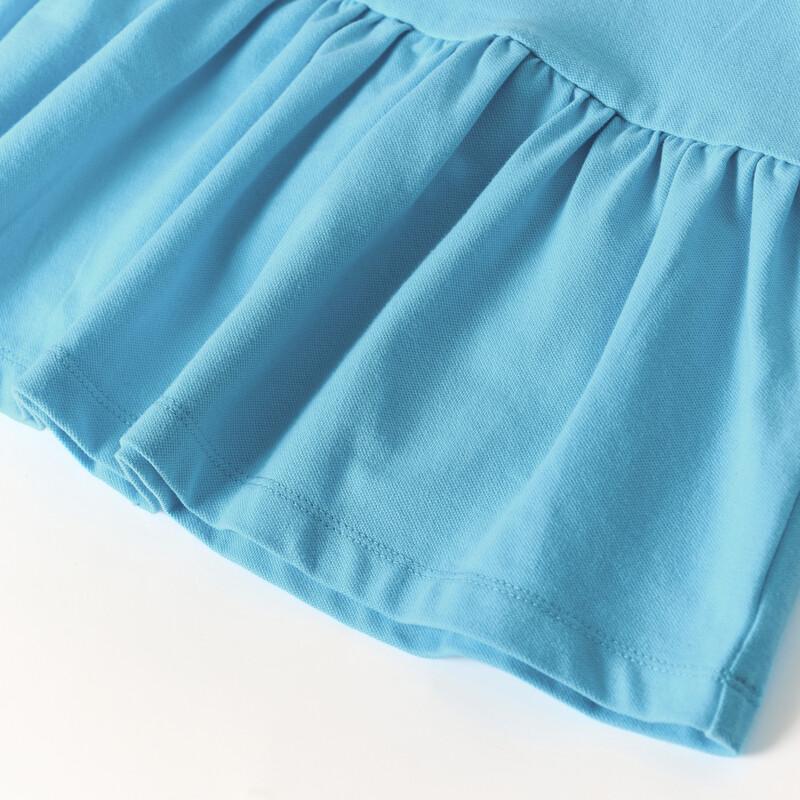 Deesha Girls' Sweet Academy Ruffle Hem Dress