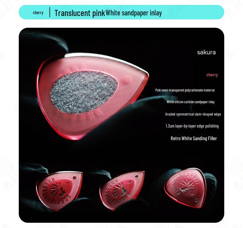 GEARXXX Nine-Tailed Fox Non-Slip Speed Pick for Folk/Electric Guitar & Bass.