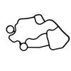 Oil Filter Housing Gasket for Seat Leon, Skoda Octavia