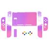 Custom DIY Replacement Case Shell for eXtremeRate Back Plate for Switch Console Made of Gradient Clear Holder Handle Controller Housing for and Full