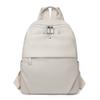Backpack Women's New Outdoor Leisure Backpack Solid Color Large Capacity Simple Texture Backpack Small Schoolbag