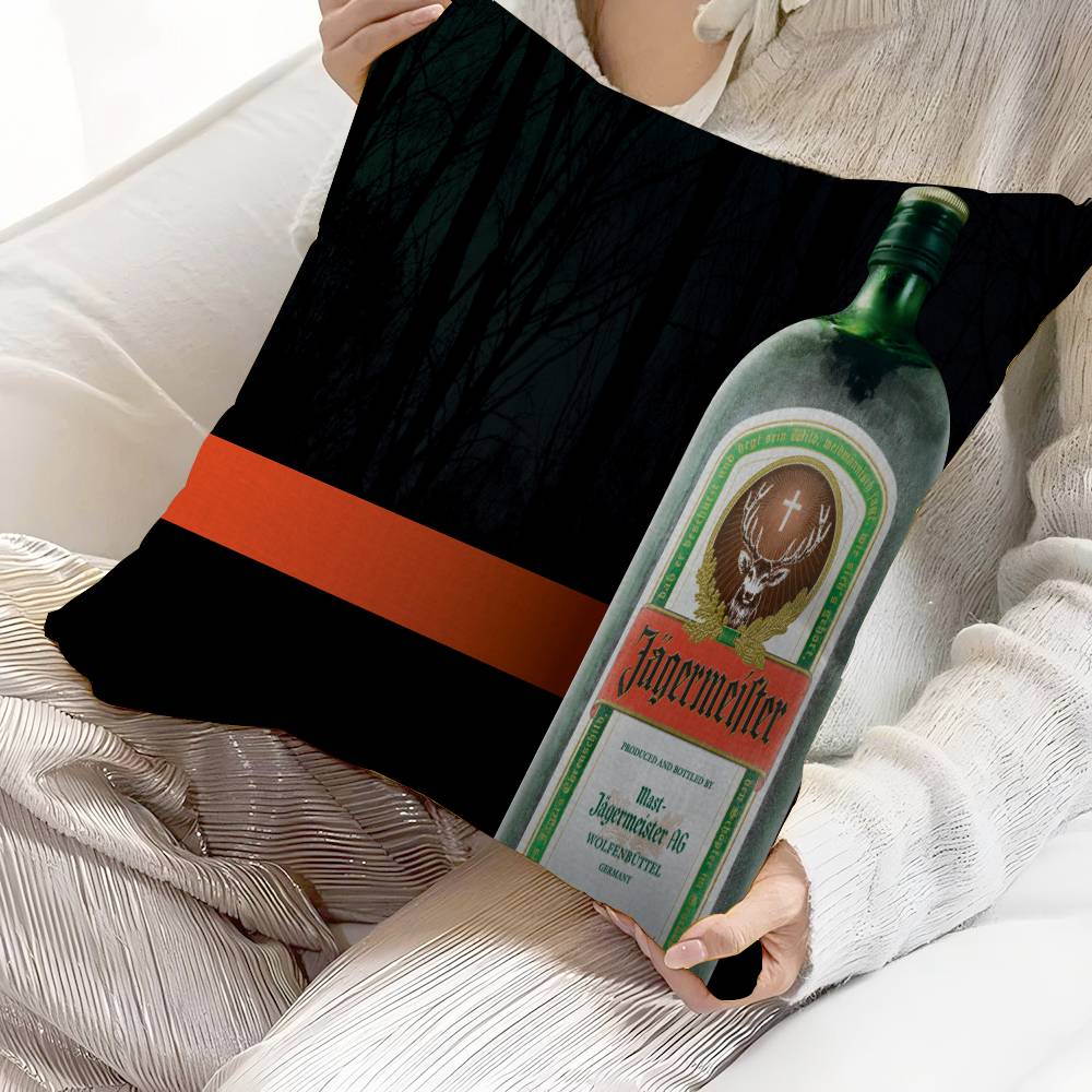Наволочки J-Jagermeisters Мультяшные Декоративные для Дивана Домашние Двусторонние Короткий Плюш Милая Наволочка