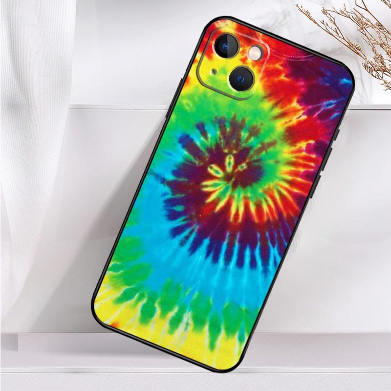 Trippy Tie Dye Hippie Art Phone Case For iPhone 16 15 14 13 12 11 Pro Max Mini X XR XS Max 7 8 Plus Back Cover