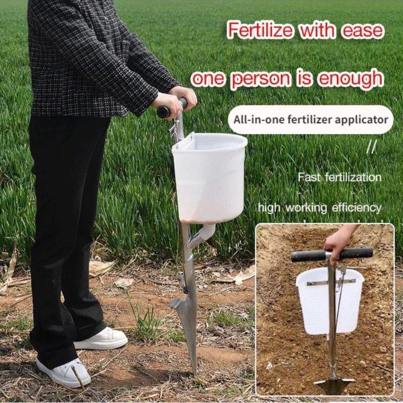 Fruit Tree Automatic Fertilizer Applicator Small Fertilizer Spreader Agricultural Corn Spot Sowing Top Dressing Shovel Spreader