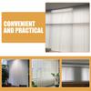 5 Pcs Stainless Steel Intelligent Blind Replacement Slats Black Window Blinds Vertical Pvc for