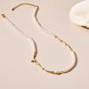 Vintage French Gold-Plated Pearl Branch Necklace