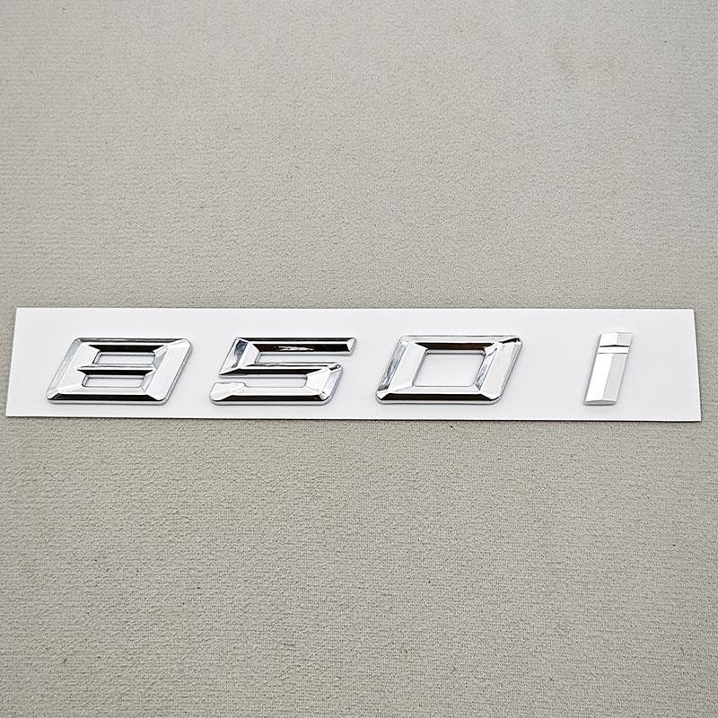 NEW 3D ABS Car Letters Logo 840i 850i Sticekr Rear Trunk Badge Emblem Decals For BMW 8 Series 840i 850i G14 G15 G16 Tail Marking