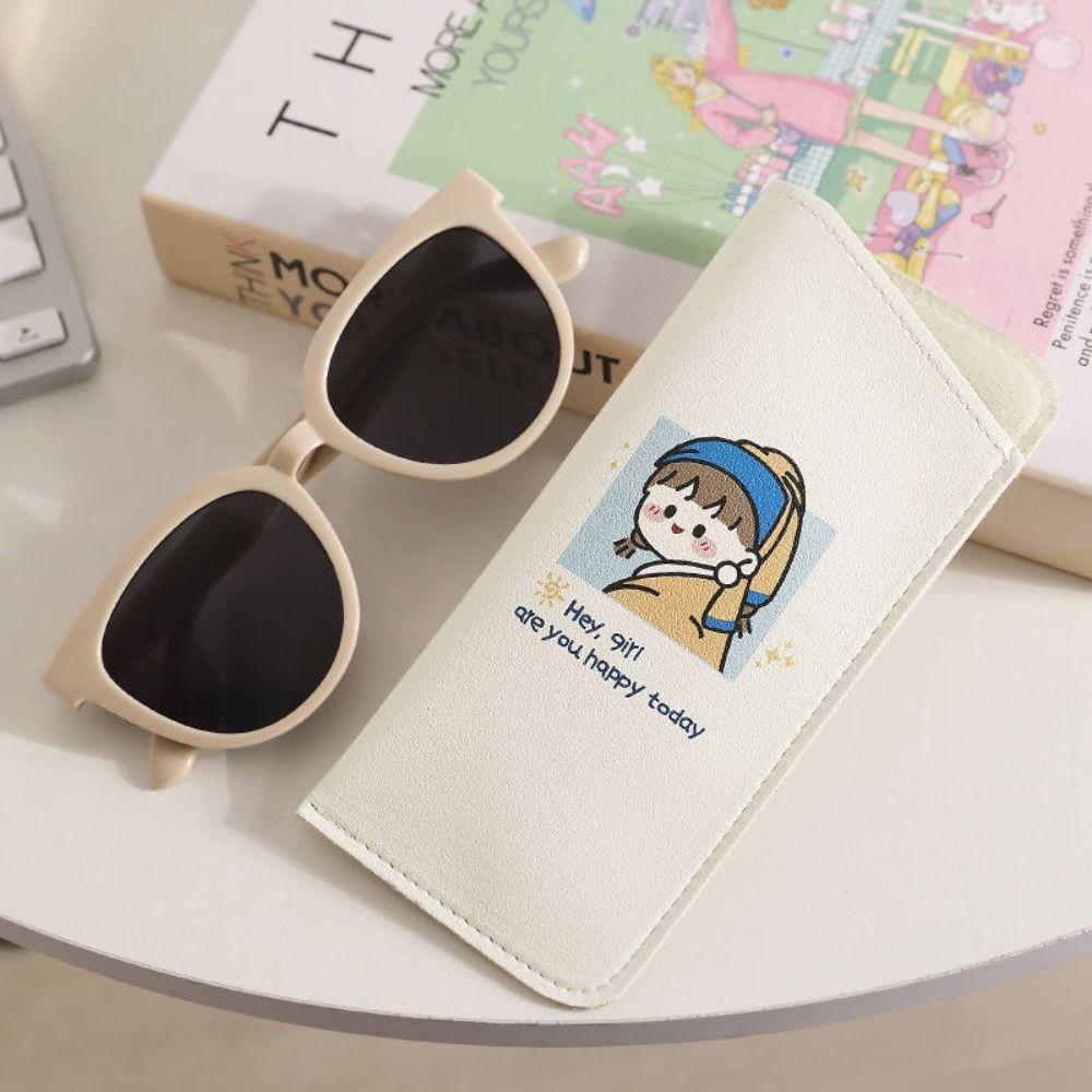 Soft Reading Glasses Pouch Cartoon Eyeglasses Protective Cover Portable Glasses Bag Sunglasses