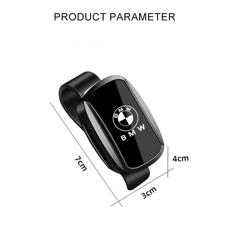 LVLL3 Car Sun Visor Glasses Clip Pressing Switch Eyeglasses Holder For BMW M 1 2 3 4 5 7 Series X1 X3 X4 X5 X6 X7 F10 F30 E46 E60