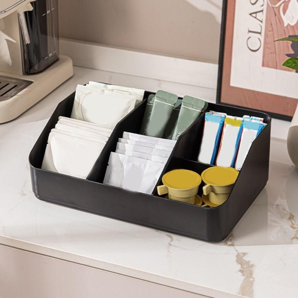 Plastic Disposable Paper Cup Holder Large Capacity Cup Dispenser Cup Straw Storage Rack  Office