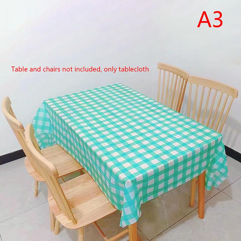 Одноразовая скатерть в красную и черную клетку для свадьбы, дня рождения, вечеринки, пикника в помещении, на открытом воздухе, пластиковая водонепроницаемая скатерть