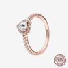 925 Sterling Silver Open Ring Style  Paved Heart Butterfly Flower Colorful Gemstone Ring For Women Daily Wear Jewelry Gift 2026