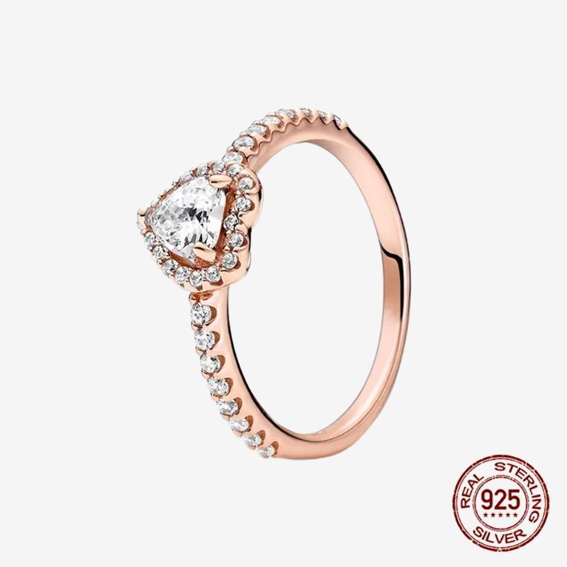 925 Sterling Silver Open Ring Style Paved Heart Butterfly Flower Colorful Gemstone Ring For Women Daily Wear Jewelry Gift 2026