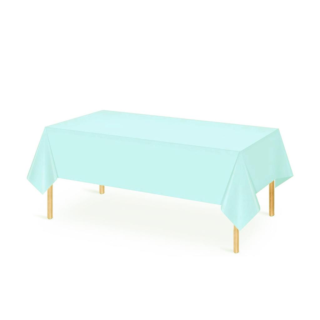 Одноразовая, Однотонная, Материал ПВХ, Утолщенная и Увеличенная, Скатерть, 137 * 183СМ, Однотонная Скатерть, Украшение для Вечеринки, Монохромная