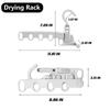 Складная вешалка для сушки одежды с 5 отверстиями, вешалки, складная вешалка для прачечной с походом на природу, апартаменты в отеле, студенческая квартира