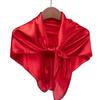 Color Dingcloth 91 * 91cm Square Scarf Women's Simple Fashion Silk Scarf Thin Outer Shawl Decorative Silk Scarf
