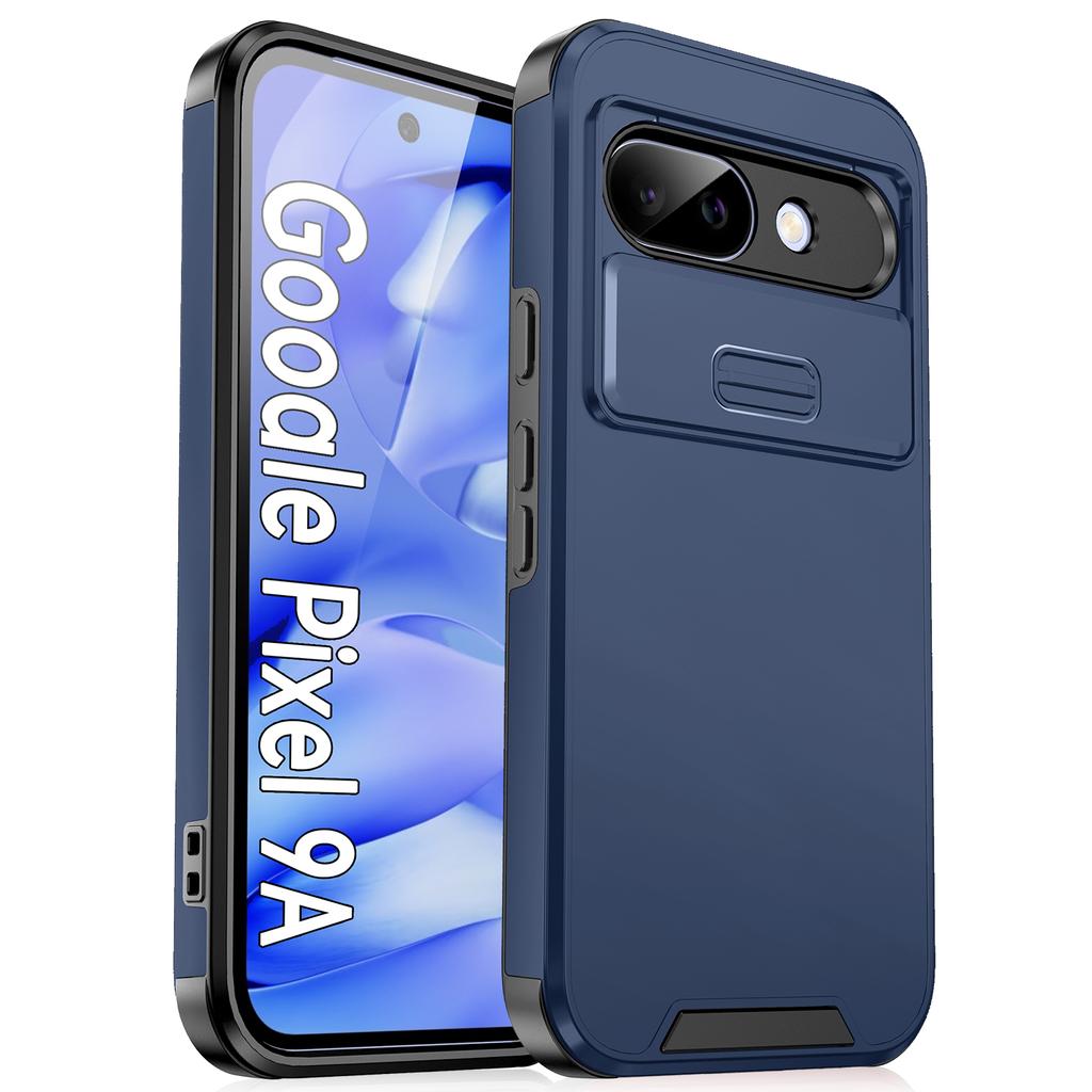 Ударопрочный Гибридный Двухслойный Защитный Чехол Для Google Pixel 9 Pro XL 9A 8 8A 7 6A Сдвижная Защита Камеры PC+TPU Прочный Funda