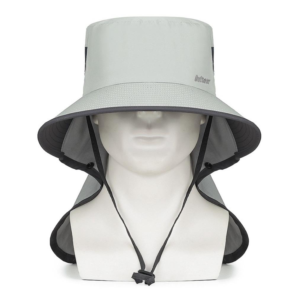 Дышащая шляпа-ведро для защиты лица и шеи, рыболовная шляпа, новая солнцезащитная шляпа для спорта на открытом воздухе