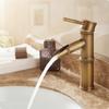 Bamboo Faucet Tall Antique Gold Faucet Tap Rust Resistant Easy to Install