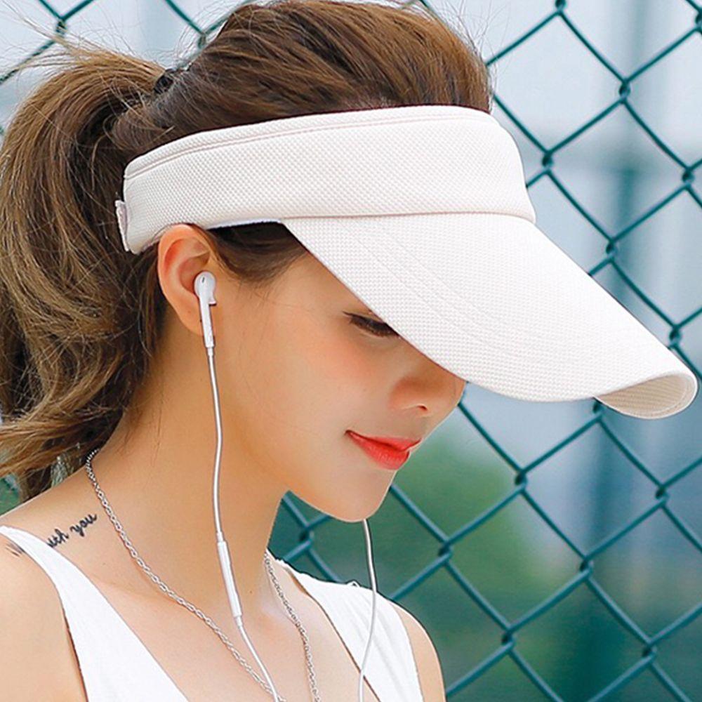Аксессуары для бега Пляжная шляпа от солнца Унисекс Кепка для гольфа и тенниса Пустая шляпа Широкополая солнцезащитная шляпа с козырьком