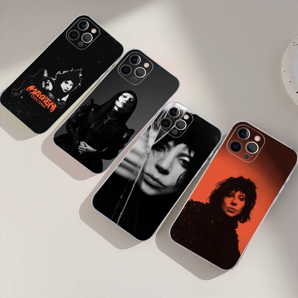 Singer L-Lady Gaga Mayhem Case for iphone 17 16 15 pro max 11 12 13 14 Pro Plus Phone Cover