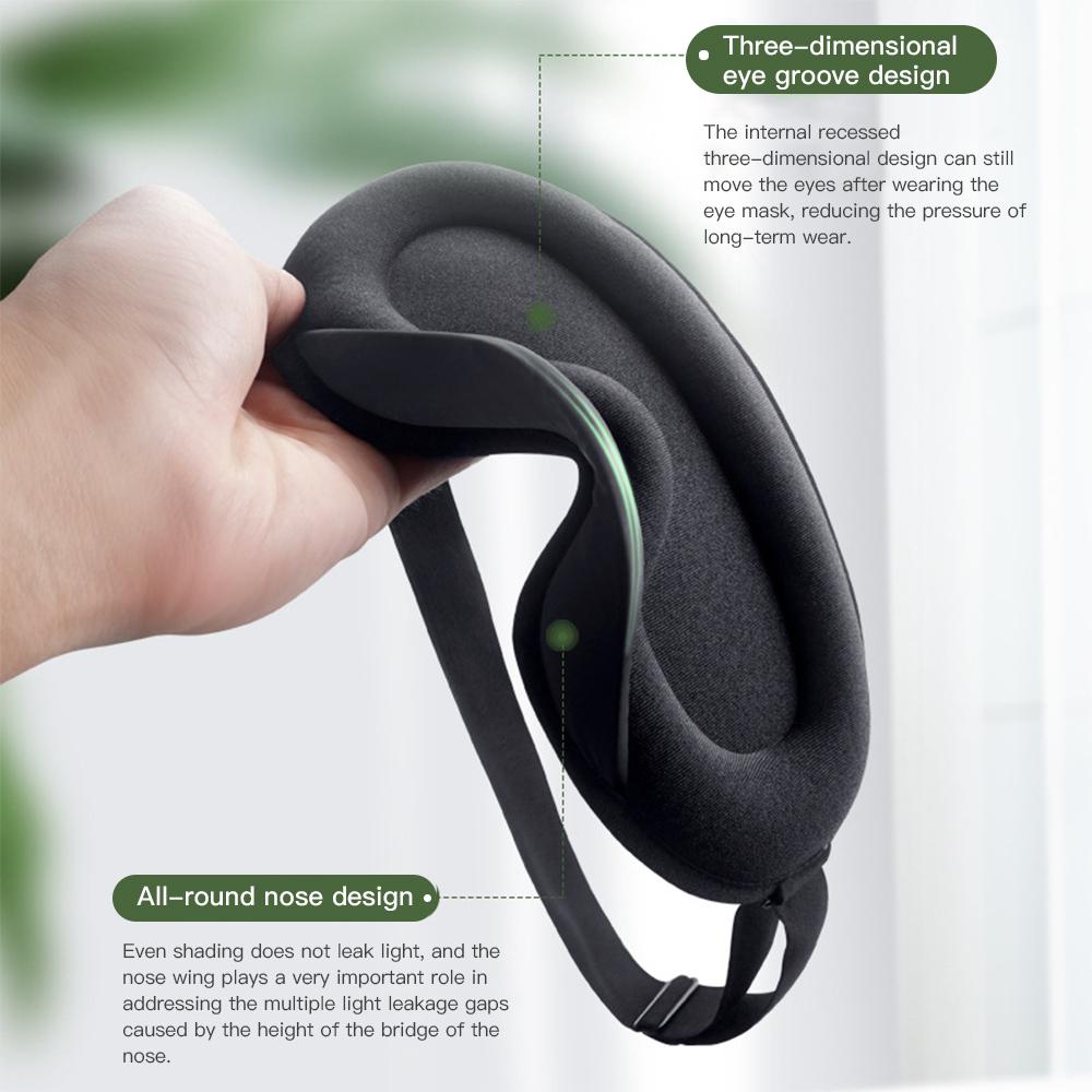 3D Sleeping Eye Mask Soft Smooth Sleep Eye Patch Travel Eye Shade Cover Rest Relax Sleeping Blindfold Eye Cover LXY