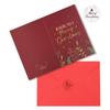 Merry Christmas Fold Greeting Cards with Envelope Xmas Party DIY Gifts Box Card for New Year Festival Decorations Navidad Noel