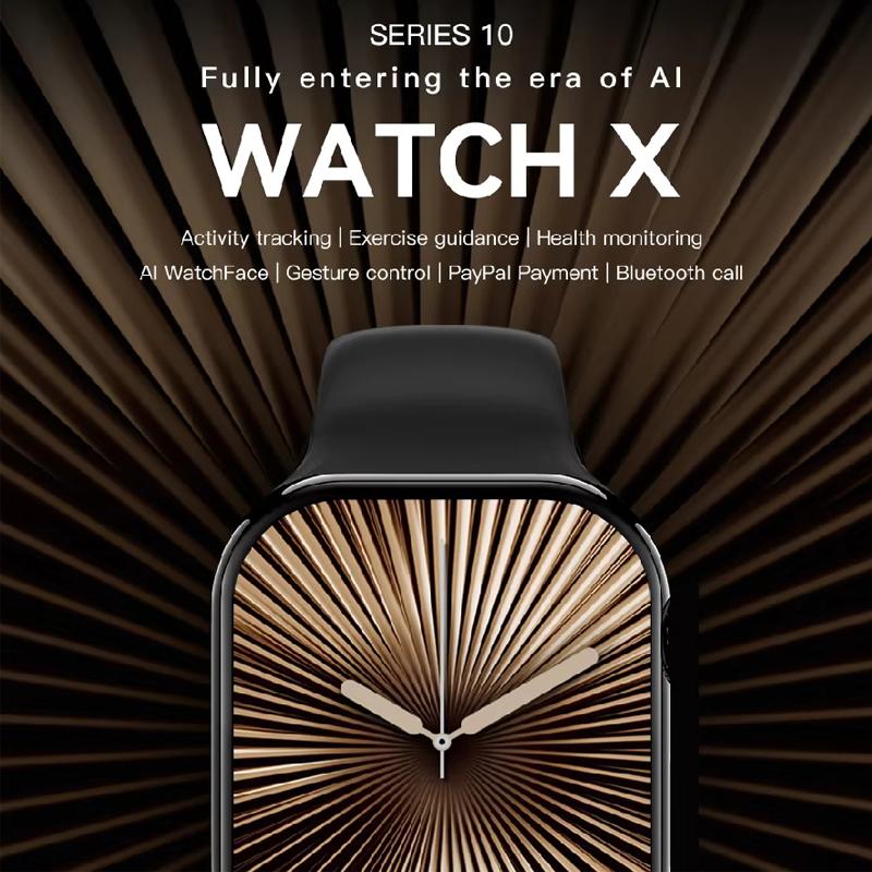 IWO Series 10 Smart Watch 2.01 Inch Wireless Charger Heart Rate Men Women Fitness Tracker Sport Smartwatch For IOS Android