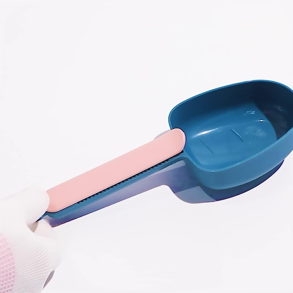 Dog Food Scoop Multifunctional Pet Feeding Spoon with Sealing Clip  Pet Cat Dog Food Scoop Bag Clip