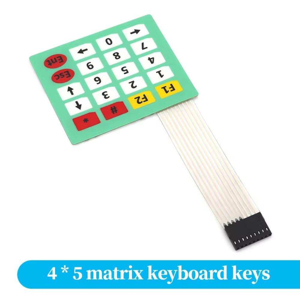 20 Key Membrane Switch Keypad 4x4 4x5 Matrix Matrix Keypad Professional Keyboard PCB Electronics