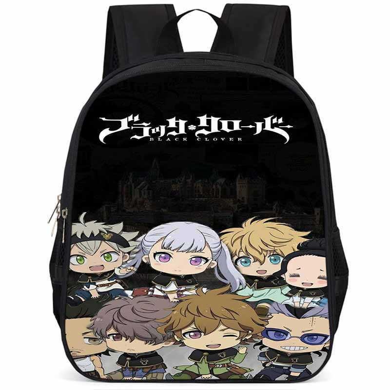 Рюкзак Black Clover из ткани Оксфорд, 15 дюймов, большой вместимости, легкий, для детей