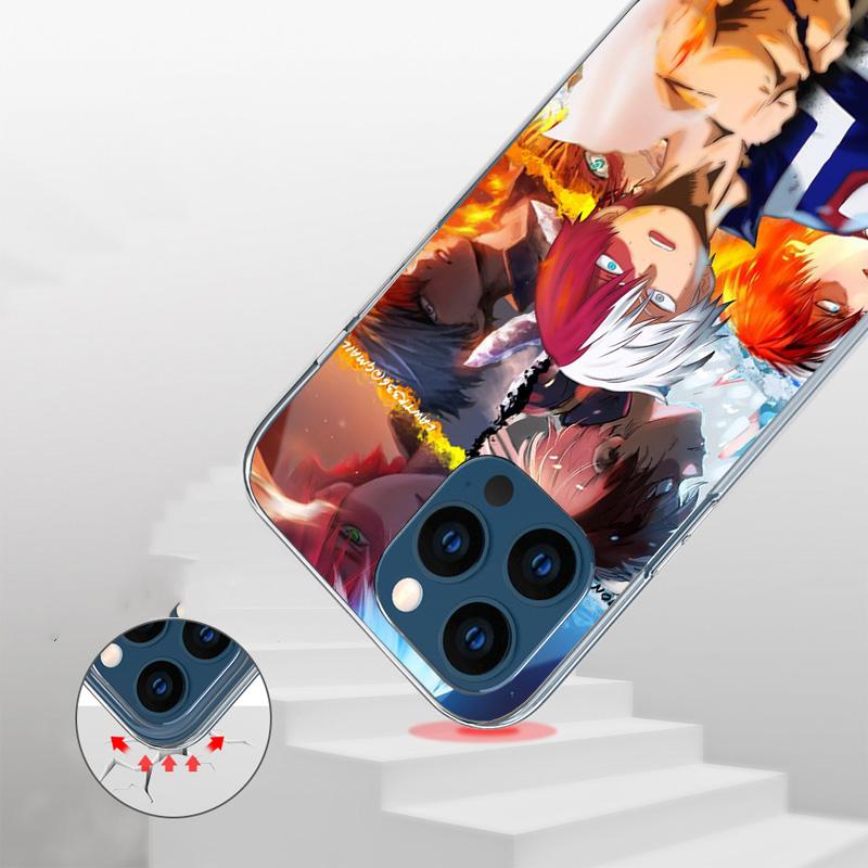 Чехол для телефона Мой герой Тодороки Шото Для iPhone 17 Air 16 Pro Max 16E 15 + 14 Plus 11 12 13 Mini 7 8 SE Подарок Печатная крышка Fundas 17