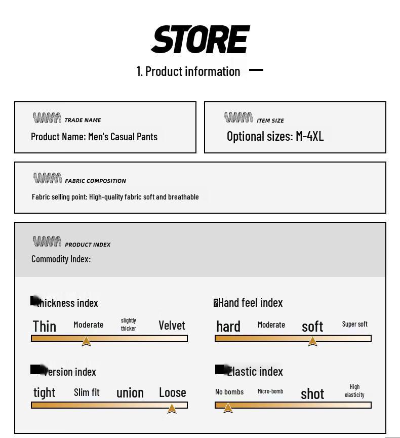 JEEP SPIRIT Men's Casual Straight Cargo Pants